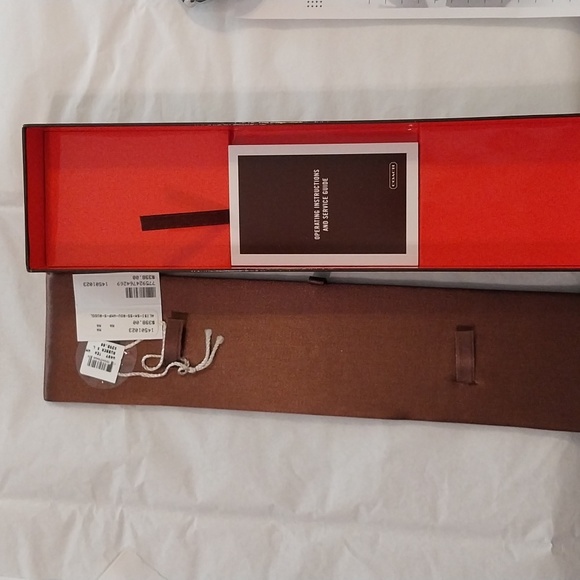 Coach watch MSRP $398, original box & manual - Picture 9 of 9